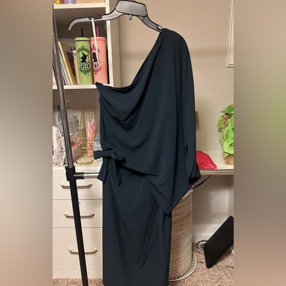Halston Heritage Blue Cocktail Dress